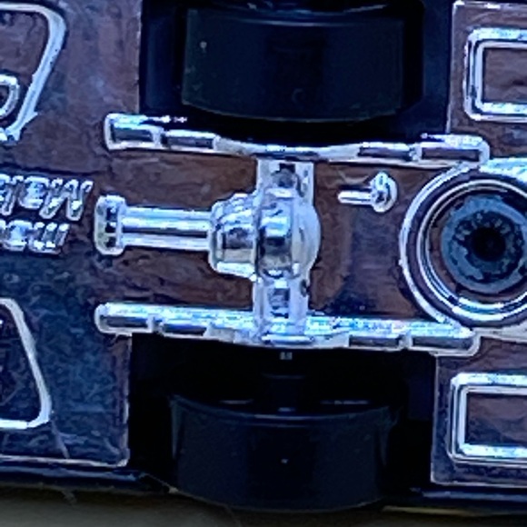 Hot Wheels 2007 Custom’64 Ford Galaxie Dcast 3” Car FlatBlack Yellow Flames 🔥 - Picture 15 of 16